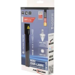 Ansmann LED OPLAADBARE ZAKLAMP LI-ION T400FR