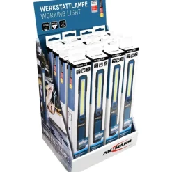 Ansmann SLIM LED WERKLAMP 3W MAGNETISCH incl.4xAA WL250B Outlet