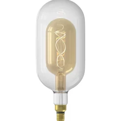 Calex SUNDSVALL LED FUSION BUISLAMP DG150GD 220-240V 3W 240LM E27 HELDER/GOUD 2200K DIMBAAR (2101001400) Best