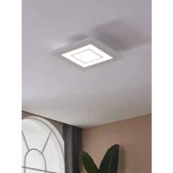 Eglo ALBARCA Plafondarmaturen aluminium, staal wit / Kunststof wit H: 69 mm Clearance