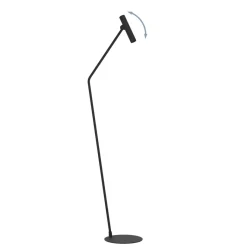 Eglo ALMUDAINA Staande lampen staal zwart H: 1570 mm Outlet