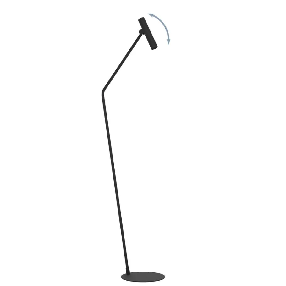 Eglo ALMUDAINA Staande lampen staal zwart H: 1570 mm Outlet
