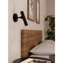 Eglo ALMUDAINA Wandlamp staal zwart H: 200 mm Sale