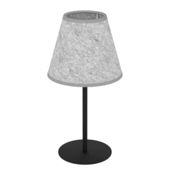 Eglo ALSAGER Tafellampen staal zwart / vilt grijs H: 395 mm | Ø 200 mm Sale