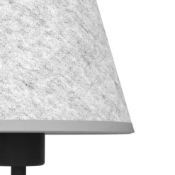 Eglo ALSAGER Tafellampen staal zwart / vilt grijs H: 395 mm | Ø 200 mm Sale