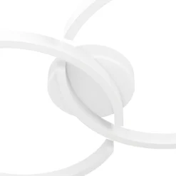 Eglo AMANDOLO Plafondarmaturen aluminium, staal wit / Kunststof wit H: 65 mm Clearance