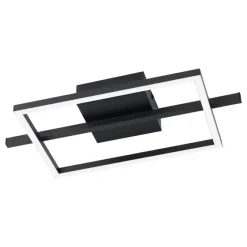 Eglo AMANDOLO Plafondarmaturen aluminium, staal zwart / Kunststof wit H: 65 mm Best