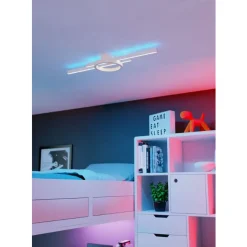 Eglo AMANDOLO Plafondarmaturen aluminium, staal wit / Kunststof wit H: 75 mm Discount