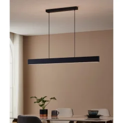 Eglo ANDREAS-Z hanglamp staal zwart / Kunststof wit H: 1100 mm Best