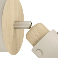 Eglo ARRECIFE spot staal bruin, nikkel-mat / staal zand H: 235 mm | Ø 145 mm