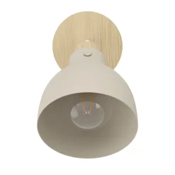 Eglo ARRECIFE spot staal bruin, nikkel-mat / staal zand H: 235 mm | Ø 145 mm