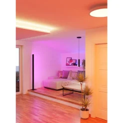 Eglo BALAMORTA-Z hanglamp staal zwart / Kunststof wit H: 1100 mm | Ø 55 mm