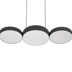 Eglo BARBANO-Z hanglamp staal zwart / textiel, kunststof zwart, wit H: 1100 mm New