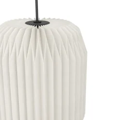 Eglo BELGRAVE hanglamp staal zwart / papier wit H: 1100 mm Hot