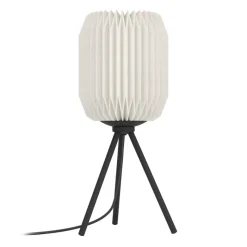 Eglo BELGRAVE Tafellampen staal zwart / papier wit H: 440 mm | Ø 180 mm Hot