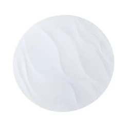 Eglo BENARIBA Wand-/plafondlamp staal wit / Kunststof wit H: 70 mm | Ø 440 mm Best