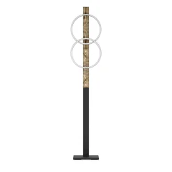 Eglo BOYAL Staande lampen staal, hout zwart, bruin, landelijk / Kunststof wit H: 1500 mm Online