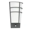 Eglo BREGANZO 1 Wandlamp staal verzinkt antraciet / Kunststof wit H: 300 mm Discount