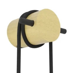 Eglo BUDDON Wandlamp hout, staal bruin, zwart H: 2600 mm