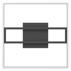 Eglo CALAGRANO-Z Plafondarmaturen aluminium, staal zwart / Kunststof wit H: 50 mm Best