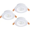 Eglo CALONGE RGB inbouwarmatuur Kunststof wit H: 32 mm | Ø 98 mm Clearance