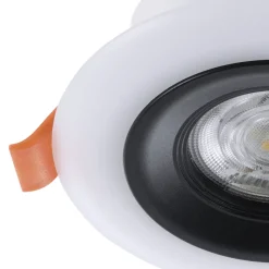 Eglo CALONGE RGB inbouwarmatuur Kunststof zwart, wit H: 32 mm | Ø 98 mm Outlet