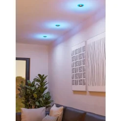 Eglo CALONGE RGB inbouwarmatuur Kunststof zwart, wit H: 32 mm | Ø 98 mm Outlet