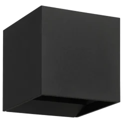 Eglo CALPINO 3 Wandlamp aluminium zwart / Glas helder H: 100 mm Sale