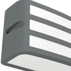Eglo CAMARDA Wandlamp aluminium antraciet / Kunststof wit H: 110 mm Clearance