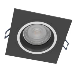 Eglo CAROSSO-Z inbouwarmatuur aluminium zwart / Kunststof wit H: 25 mm Hot