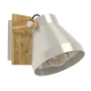 Eglo CAWTON spot staal, hout staal, rustiek bruin H: 195 mm Outlet
