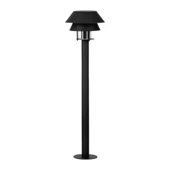 Eglo CHIAPPERA Padverlichting staal zwart, wit / Glas helder H: 800 mm | Ø 220 mm Sale