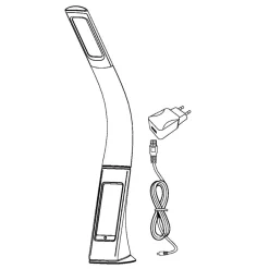 Eglo COGNOLI Tafellampen Kunststof zwart H: 510 mm Online