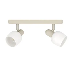 Eglo CORATO spot staal zand, mat nikkel / Glas wit H: 125 mm