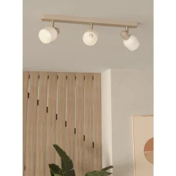 Eglo CORATO spot staal zand, mat nikkel / Glas wit H: 125 mm Online