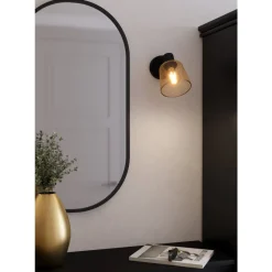 Eglo COSLADA spot staal zwart / staal zwart, geelkoper H: 200 mm Hot