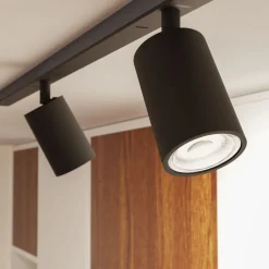 Eglo EASYT SPOT TUBE spot Kunststof zwart H: 140 mm | Ø 55 mm Online