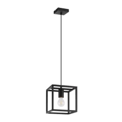 Eglo ELDRICK hanglamp staal zwart H: 1000 mm Best