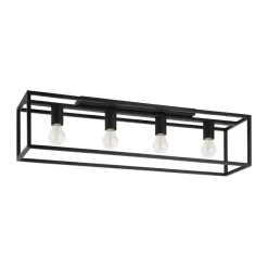 Eglo ELDRICK Plafondarmaturen staal zwart H: 225 mm Online