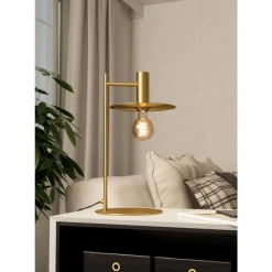 Eglo ESCANDELL Tafellampen staal geelkoper-geborsteld H: 470 mm Hot
