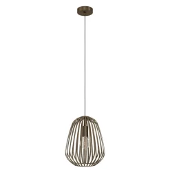 Eglo ESPINAL hanglamp staal brons H: 1100 mm | Ø 280 mm Online