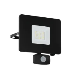 Eglo FAEDO 3 Wandlamp aluminium zwart / Glas helder H: 190 mm New