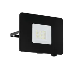 Eglo FAEDO 3 Wandlamp aluminium zwart / Glas helder H: 135 mm Discount