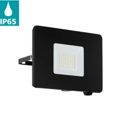 Eglo FAEDO 3 Wandlamp aluminium zwart / Glas helder H: 135 mm Discount