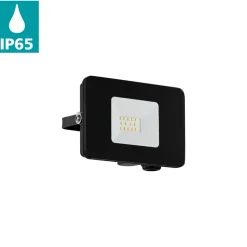 Eglo FAEDO 3 Wandlamp aluminium zwart / Glas helder H: 80 mm Best