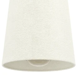 Eglo FEBRES hanglamp staal zwart / textiel wit H: 1100 mm Discount