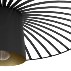 Eglo FELIXKIRK hanglamp staal zwart / staal zwart, goud H: 1100 mm | Ø 570 mm Best