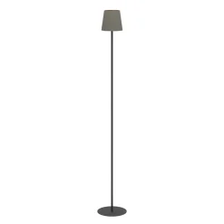 Eglo FIORANA Staande lampen staal zwart / textiel cappucino, goud H: 1405 mm | Ø 150 mm Sale