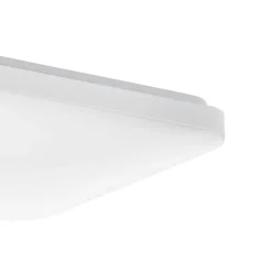 Eglo FRANIA Wand-/plafondlamp staal wit / Kunststof wit H: 70 mm Clearance