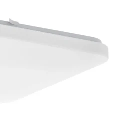 Eglo FRANIA Wand-/plafondlamp staal wit / Kunststof wit H: 70 mm Online